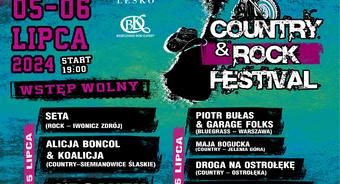 W Bieszczadach pierwszy weekend lipca to…Country&amp;Rock Festival Lesko!