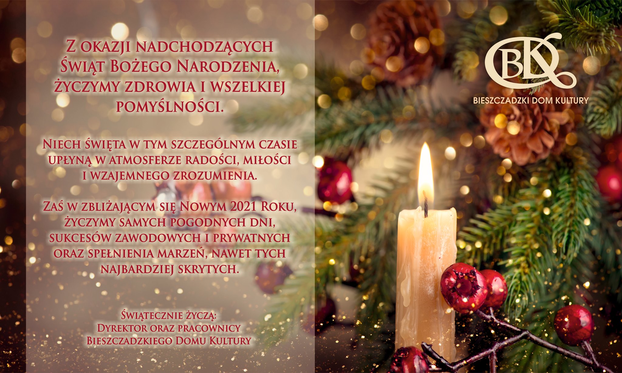 Życzenia Bożonarodzeniowe