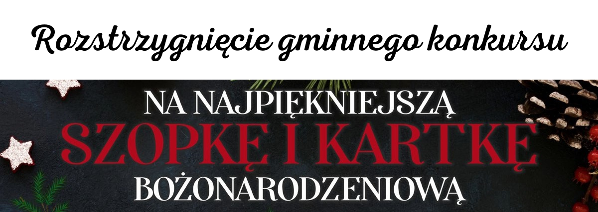 Rozstrzygnięcie konkursu