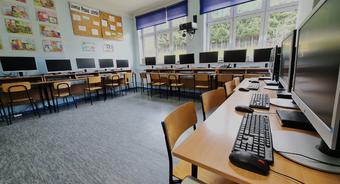 Nowe wyposażenie pracowni komputerowej w Szkole Podstawowej w Lesku