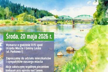 Sprzątamy brzegi rzeki San w Lesku! Dołącz do wspólnej akcji