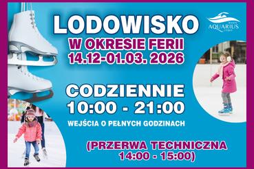 Ferie zimowe na lodowisku Aquarius w Lesku