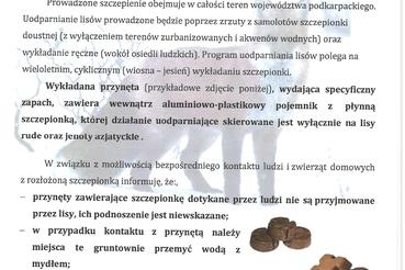 Komunikat Podkarpackiego Wojewódzkiego Lekarza Weterynarii