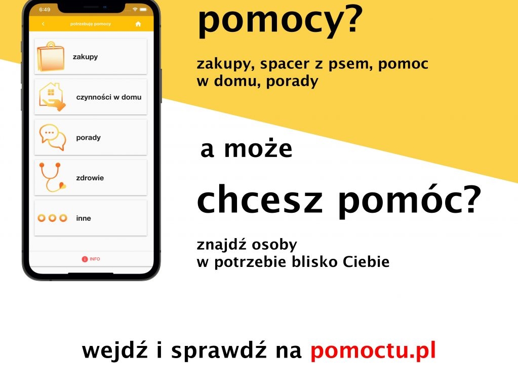 Plakat - pomoctu.pl